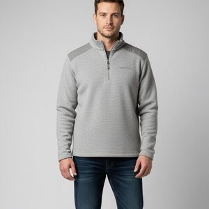Eddie Bauer Men’s Quarter Zip Pullover